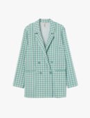 Linen Check Blazer